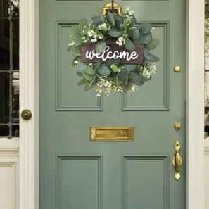 Wreaths For Front Door Spring Wreaths For Front Door Garland Wreath Home Living Room Door Hang Ornament For Wedding Wall Door